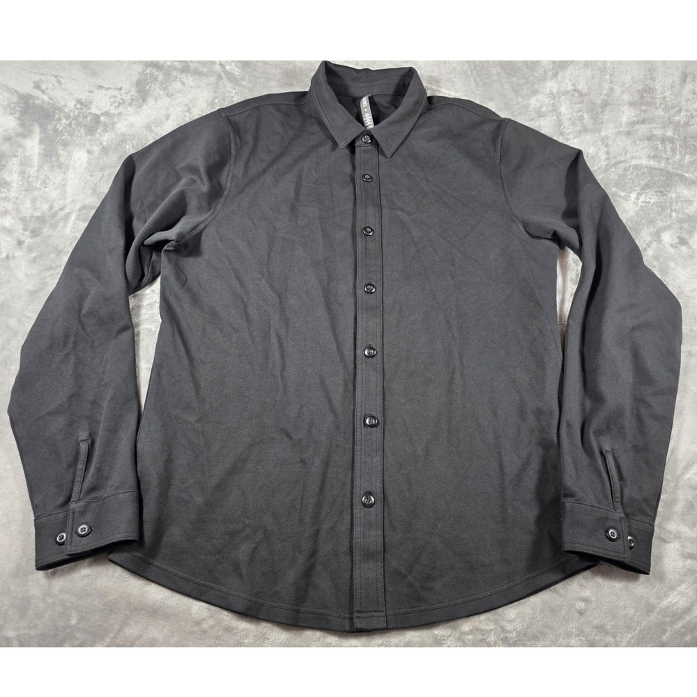 Vuori Solana Heavy‎ Performance Button Up Mens XL Stretch Cotton Blend